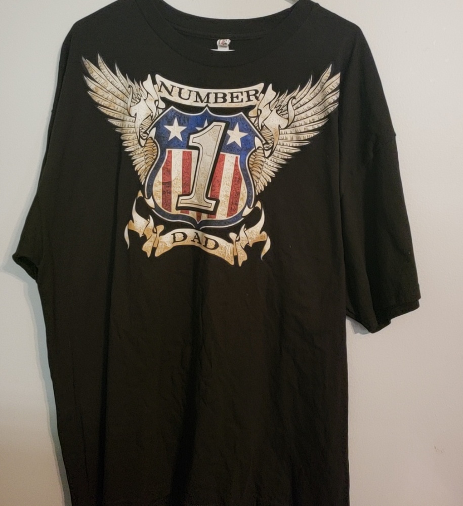 Mens Alstyle Number 1 Dad Tee